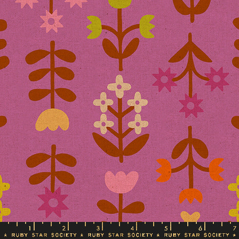 CANVAS Favorite Flowers Meadow in Wildflower RS5151 16L - Ruby Star Society - Sold by the Yard